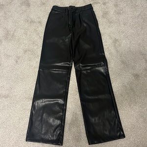 Shein leather pants.